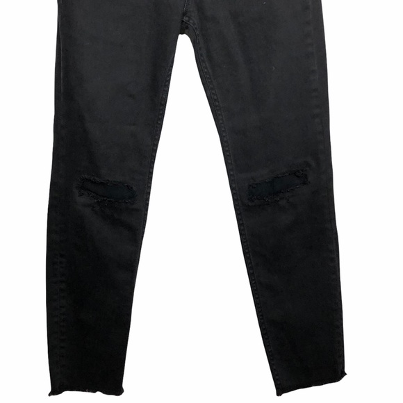 Zadig & Voltaire x Jagger Snow David Frayed Jeans Black Sz 26 - Picture 4 of 14